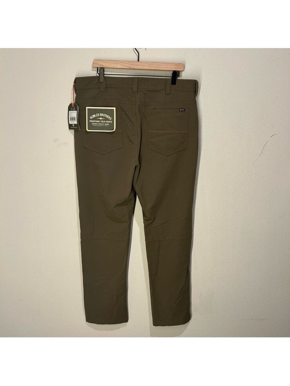 Howler Brothers Frontside Tech Pants 38x32 – Olive – NWT - Picture 4 of 5